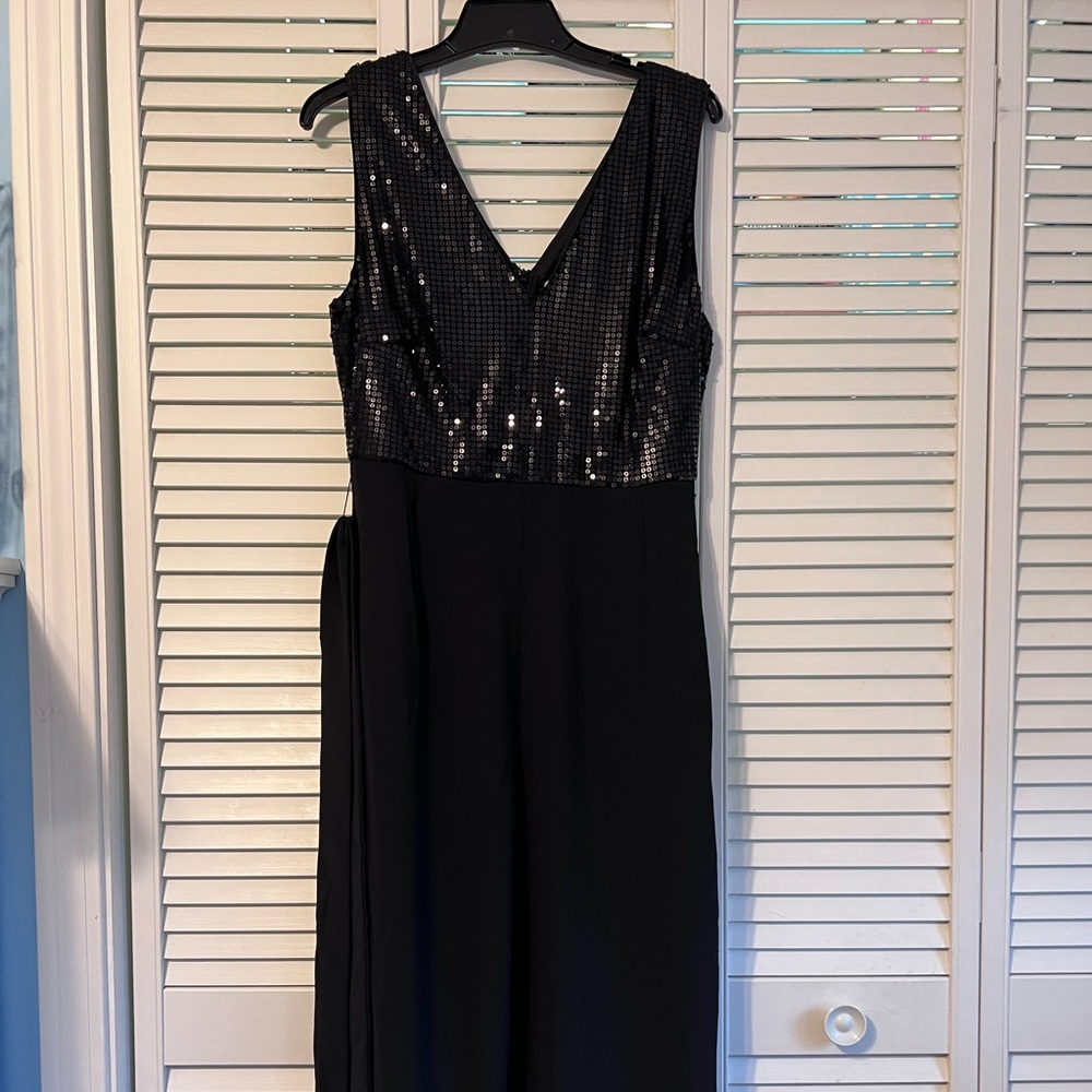 H&M Sparkly Black Jumpsuit